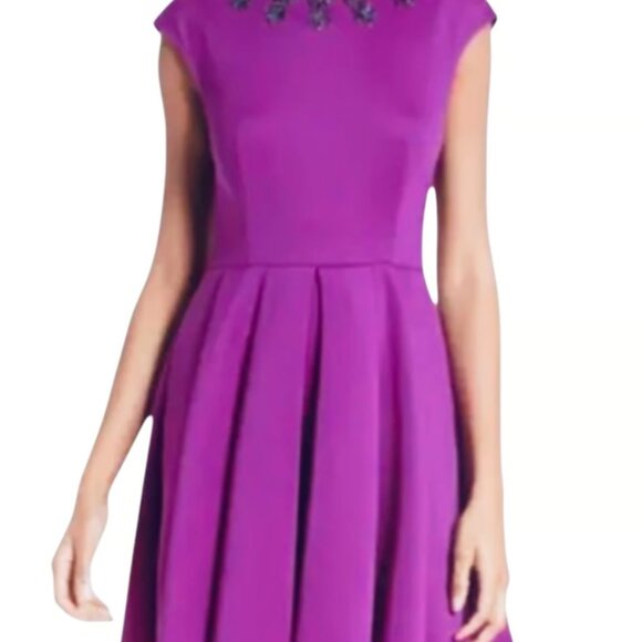 NWOT Ted Baker Jadore Dress 8/10 Sequins Beaded - Picture 17 of 17